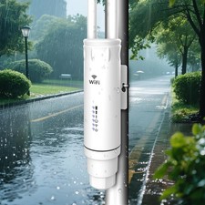 AC1200 Outdoor WiFi Extender AP7204, POE, 2.4GHz/5GHz, IP66, Repeater, Access...