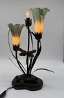 VTG Dale Tiffany Luminarie Tulip Lamp Dragonfly Connoisseur Collection BEAUTIFUL