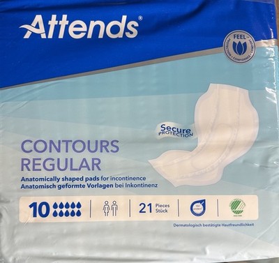 Attends Contours Regular 10 Vorlagen 21 Stück (4 Packungen)