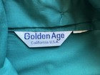 Vintage Golden Age Girls 12 Green Lace & Ruffle Trim Full Circle Dress USA — photo 8
