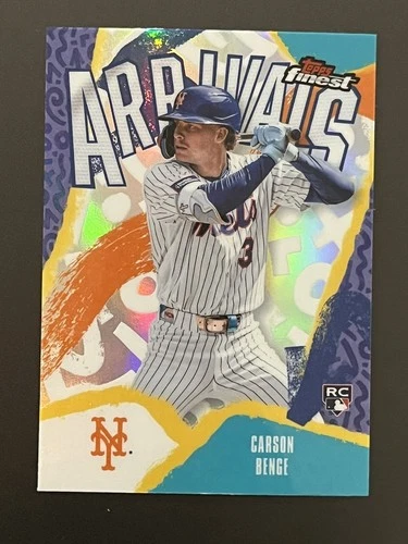 2026 Topps Finest Carson Benge Refractor (RAW)