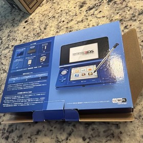 Nintendo 3DS Launch Edition Cobalt Blue Handheld System Box Games Games Games