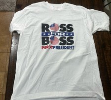 Vintage 90’s  Ross for Boss Perot  1992 USA Campaign Political Size Mens XL