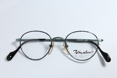 Panto WINDSOR 813 C.27 45-19 Vintage Brille Eyeglasses Bril Gafas Rund Schmal