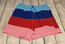 Tommy Hilfiger Colorblock Swim Trunks Shorts w/Pockets Cargo Sz XL TubT