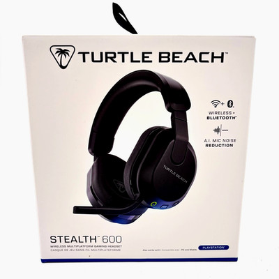 Turtle Beach Black Stealth 600 Wireless Amplified Gaming Headset