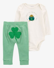 NWT Carters MY FIRST ST PATRICKS DAY Outfit Size 24 M Boys Or Girls