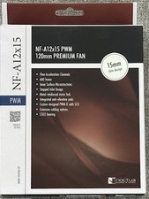 Noctua NF-A12x15 PWM Premium Quiet Slim Fan 4-Pin 120x15mm, Brown Factory Sealed