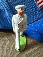 Lead Barclay Manoil Metal Toy Soldier Naval Officer 1930's