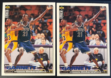 2 1995-96 Collector's Choice #275 Kevin Garnett Rookie Cards