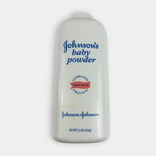 Vintage Johnson’s & Johnson's Baby Powder TALC 22 oz - 1/2 Full - Discontinued