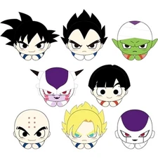 Dragon Ball Z Vegeta & Others All 8 Types Set Hagu Chara Collection