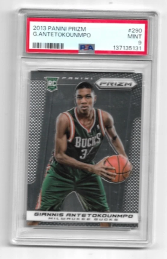 Giannis Antetokounmpo 9 Graded Basketball Sports Trading Cards for