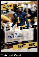 2021 Panini Chronicles Prestige Draft Picks AMBRY THOMAS #PS-ABT EX