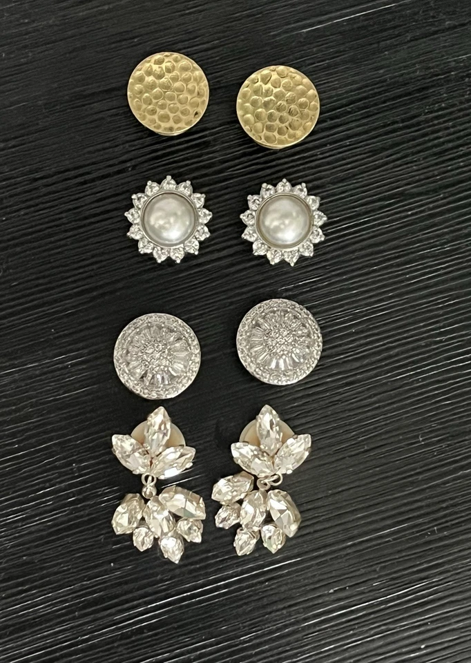 Lote de 4 pares surtidos de tapones medidores de oído formales para mujer 00 Foto 2 de 4