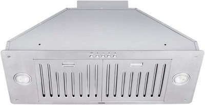 30'' Built-In Insert Range Hood 550 CFM, Stainless Steel, LED, Baffle Filters 