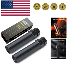 2pcs 6 Point Spline Lug Nuts Socket Key Tool - for 17.6mm Inner Diameter - Co...