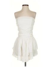 Cider Women White Cocktail Dress XS