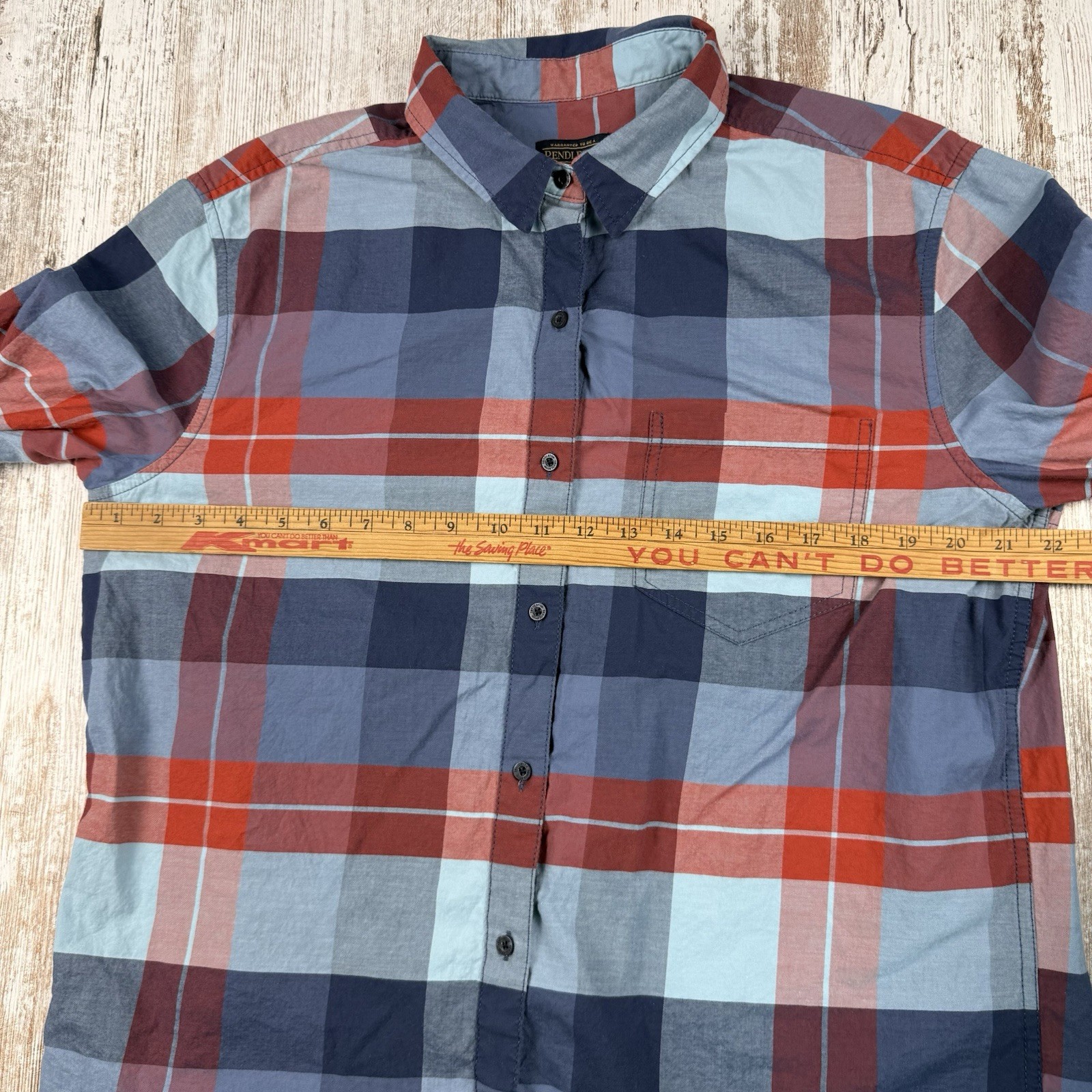 Pendleton Button Up Multicolor Plaid Long Sleeve … - image 7