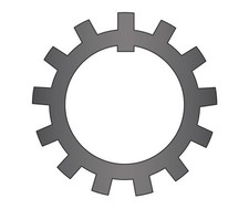 Bearing Lock Washer M104 X 75 X 1.50 17 Tangs 11 Pieces