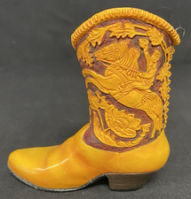 Nostalgia Western Boots CB003 - Rearing Horse and Rider - Miniature *no box*