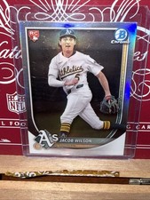 2025 Bowman - Chrome  Red RC Variation Jacob Wilson #9 SP A’s
