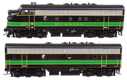 Walthers Mainline 11414 Ho Maßstab EMD F7 A-B Set - Standard Dc Lesen #267A/2 | Zustand: Neu