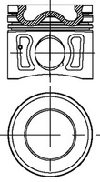 FAI Autoparts Kolben PK183-000 FüR Ford Transit V363 Bus FAD FBD FCD FDD FED FFD