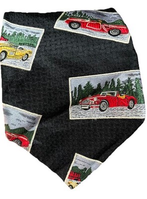 Herrenkrawatte Robert Talbott Best Of Class Nordstrom schwarz 100 % Seide Oldtimer