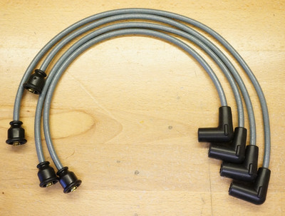 IH McCormick-Deering Farmall F-30 Tractor Gray Cloth Copper Spark Plug Wires F30