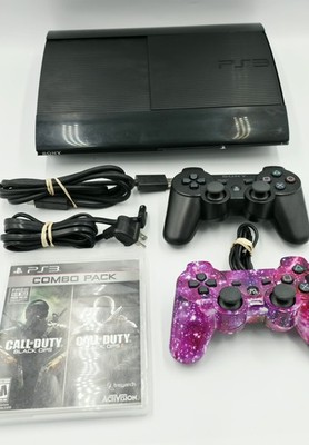 Sony Playstation 3 Super Slim 500GB Console Bundle - Black - Fully Tested 