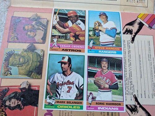 Dynamite Magazine 1976 Skateboarder happy days fonzie baseball cards skating - Picture 7 of 8