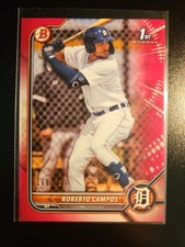 2022 Bowman - Prospects Roberto Campos #BP-14 Fuchsia Border /299 (RC)