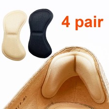 4 Pairs Heel Cushion Stickers for Shoes Antiwear Adhesive Pads for Foot Care