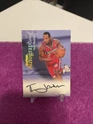 1999 Skybox Premium Autographics Troy Hudson RC on Card Auto Autograph Clippers