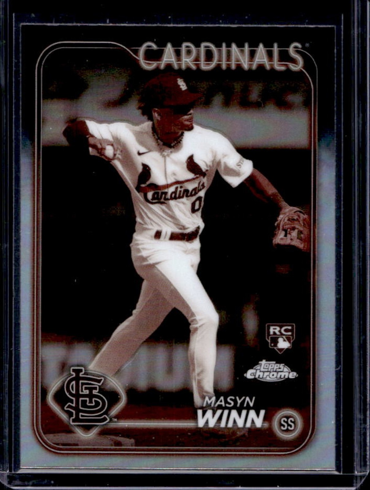 2024 Topps Chrome Masyn Winn RC Sepia Refractor Rookie #189 Cardinals