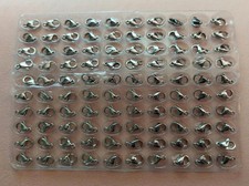 Stainless Steel Lobster Clasp Claw for Jewelry Necklace Bracelet Making 100Pcs 