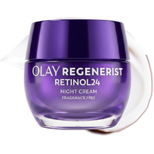 Retinol Night Cream for Women, Anti-Aging Face Moisturizer, Fragrance-Free, Non