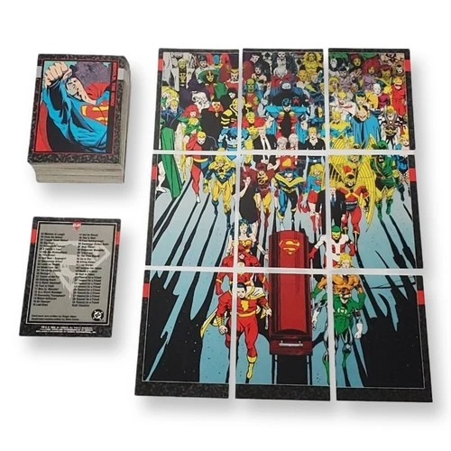 1992 SkyBox Doomsday The Death of Superman Cards Set 1-90 + C1-C9