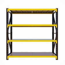 New Heavy Duty Office Storage Garage Racking 2m H x 0.6m D x 2m L Metal Shelving