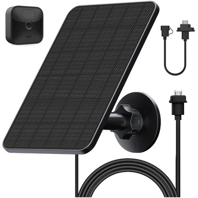 Solarpanel kompatibel Blink Outdoor Kamera 2K 3rd Gen XT2 wetterfest 4W Energie