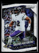 2025 Panini Prizm #22 Nnamdi Madubuike White Disco