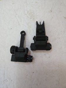 Matrix airsoft Polymer Flip Up Back Up Sights For Aeg Gas Blow Back 