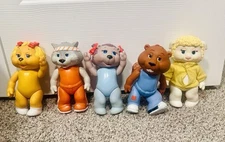 ⭐️Vtg 1984 Get Along Gang Dress-up Kids by Tomy 6” Vinyl Dolls  Set Of 5