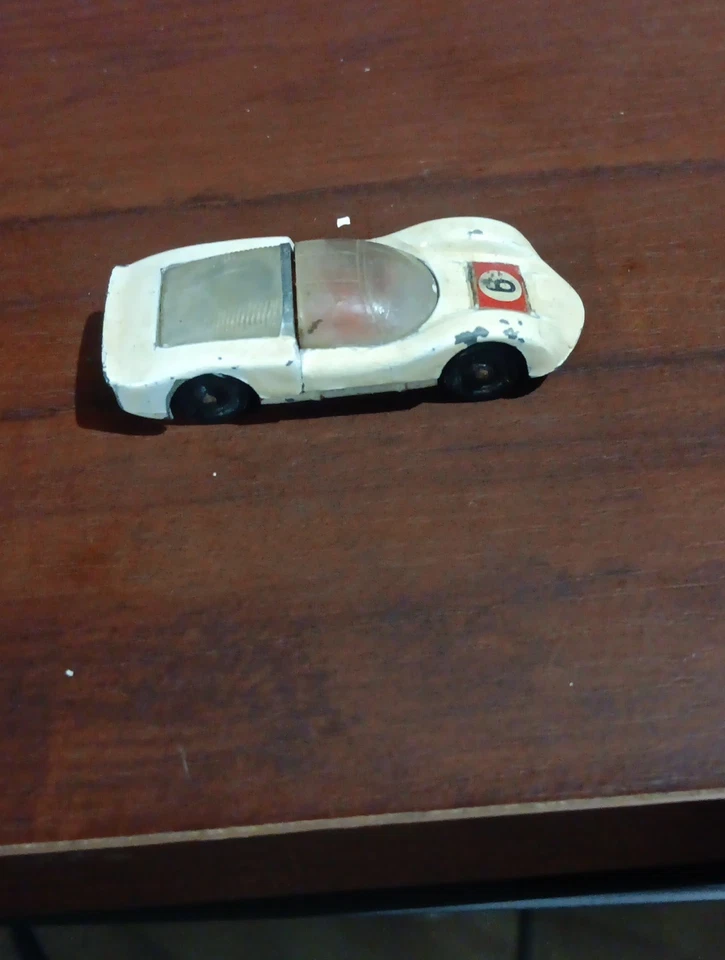 Vintage 1970’s Corgi Juniors Porsche Carrera White 1/64 Red Bottom, Germany.Rare - Image 3 of 4