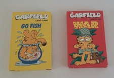 Vintage Garfield Card Games Lot of 2 Playing Cards Go Fish and War