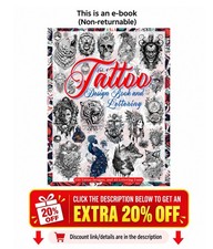 Tattoo Design Book and Lettering: Tattoo Designs for Real Tattoo Artists, Profes