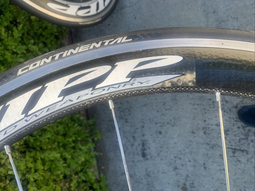 Zipp 404 808 700C Clincher 100/130 10 Speed Clincher Wheelset - Picture 12 of 15