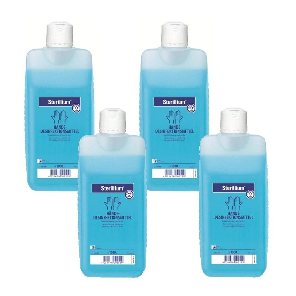 KK HYGIENE 4 x 1000 ml Sterillium Händedesinfektion Hartmann Bode Desinfektion Sterilium