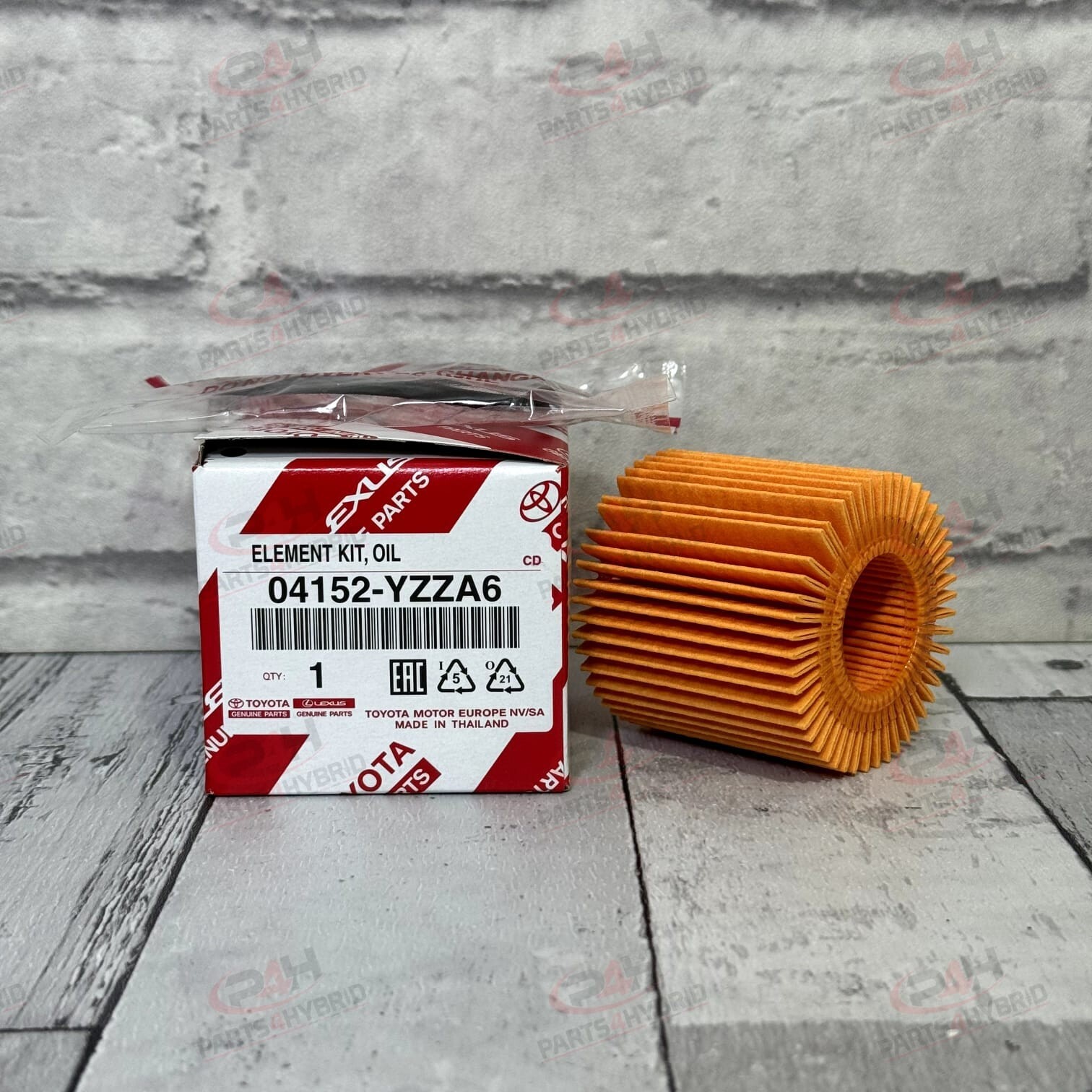 Genuine Toyota Verso Intermediate Service Parts 09 - 17 0W20 Oil Filter & Washer - Image 2